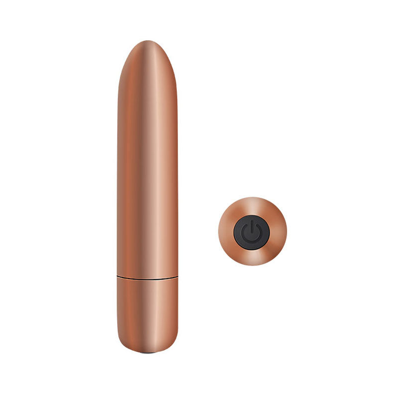 Adam & Eve COPPER CUTIE Rechargeable Bullet - Copper 10 cm USB Rechargeable Bullet - D731 4500