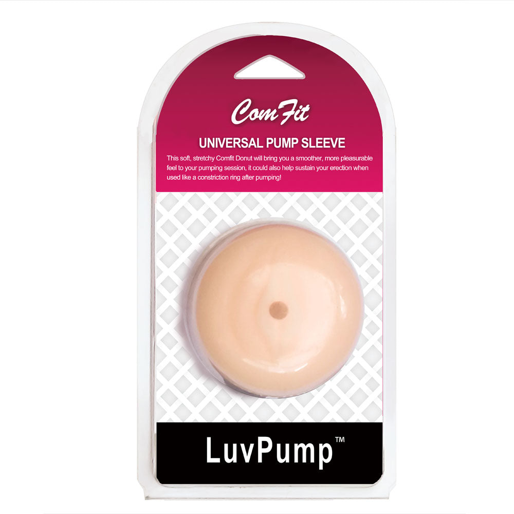LuvPump ComFit Universal Pump Sleeve - Flesh - Flesh Vagina Universal Penis Pump Sleeve - DS02