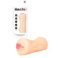 Adam & Eve Bang & Blow Deep Throat Stroker - Flesh Vagina & Mouth Dual Ended Stroker - E073 1000