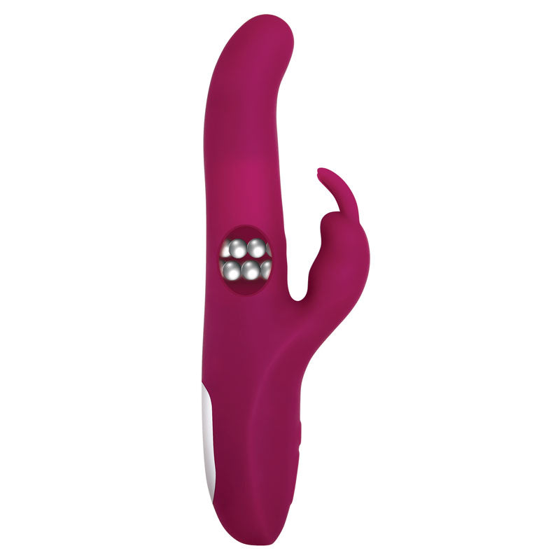 Adam & Eve Eve's Twirling Rabbit Thruster - Purple 24.1 cm USB Rechargeable Thrusting Rabbit Vibrator - E079 6800