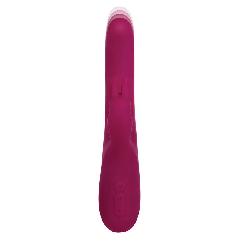 Adam & Eve Eve's Twirling Rabbit Thruster - Purple 24.1 cm USB Rechargeable Thrusting Rabbit Vibrator - E079 6800