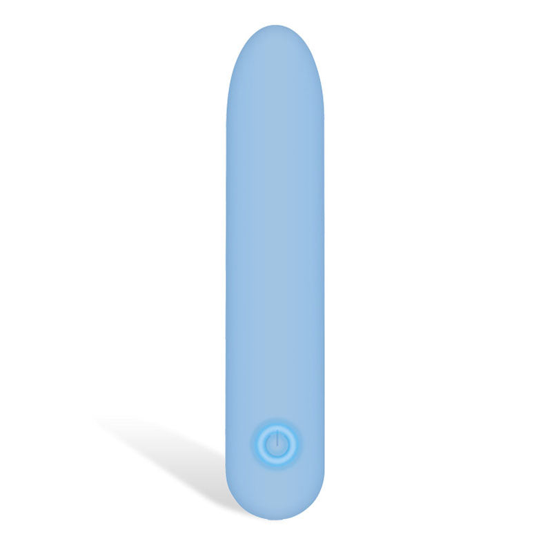 Adam & Eve Eve's Silky Sensations Rechargeable Bullet - Blue 9.4 cm USB Rechargeable Bullet - E195 4000