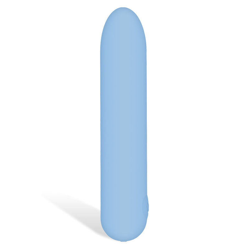 Adam & Eve Eve's Silky Sensations Rechargeable Bullet - Blue 9.4 cm USB Rechargeable Bullet - E195 4000