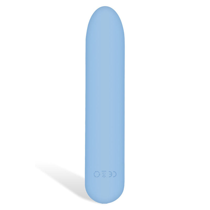 Adam & Eve Eve's Silky Sensations Rechargeable Bullet - Blue 9.4 cm USB Rechargeable Bullet - E195 4000