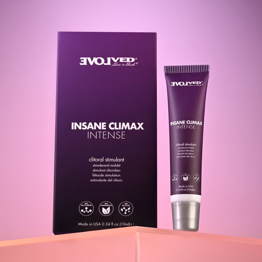 Evolved INSANE CLIMAX - INTENSE - Clitoral Stimulation Gel - 10 ml Tube - EN-LQ-4370-2