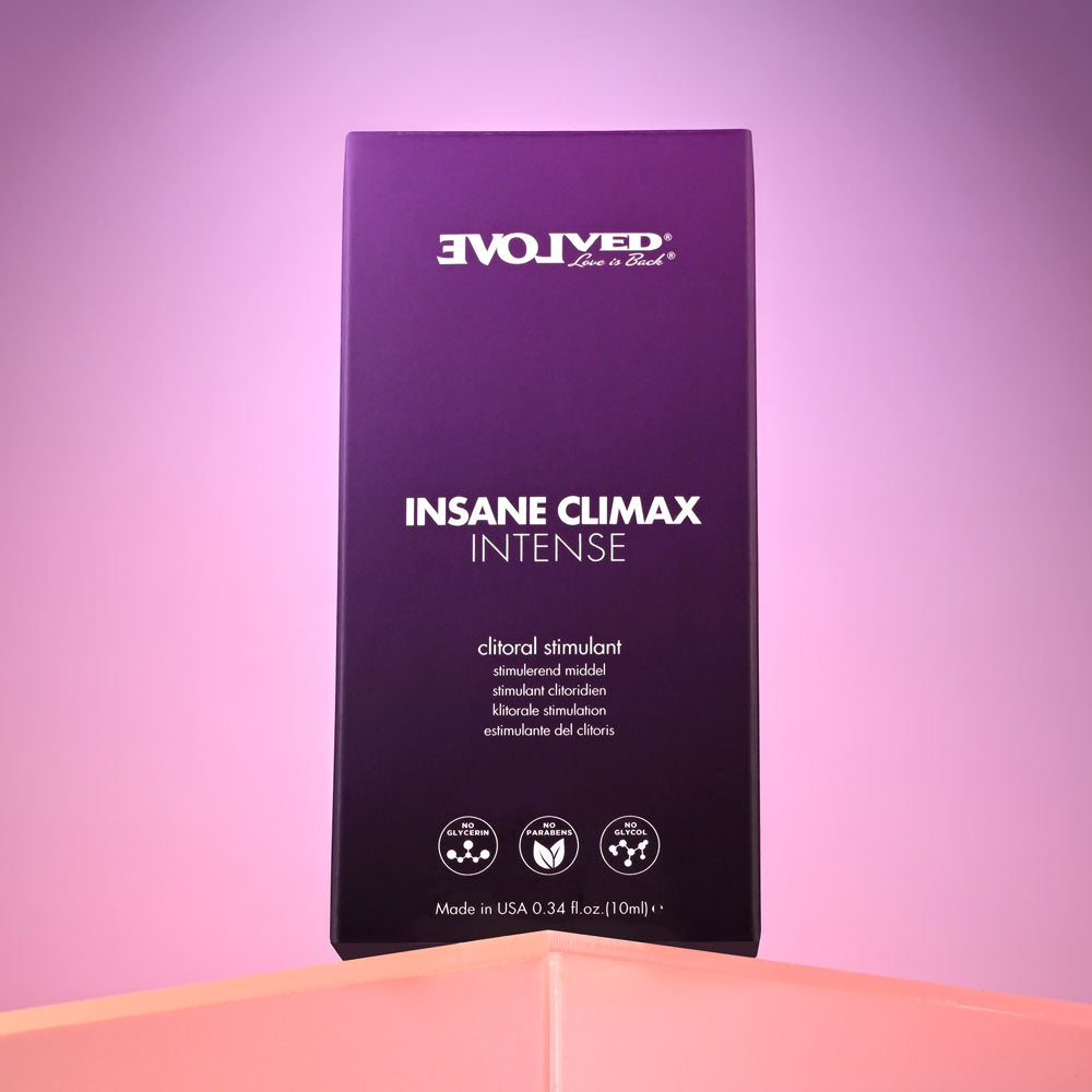 Evolved INSANE CLIMAX - INTENSE - Clitoral Stimulation Gel - 10 ml Tube - EN-LQ-4370-2