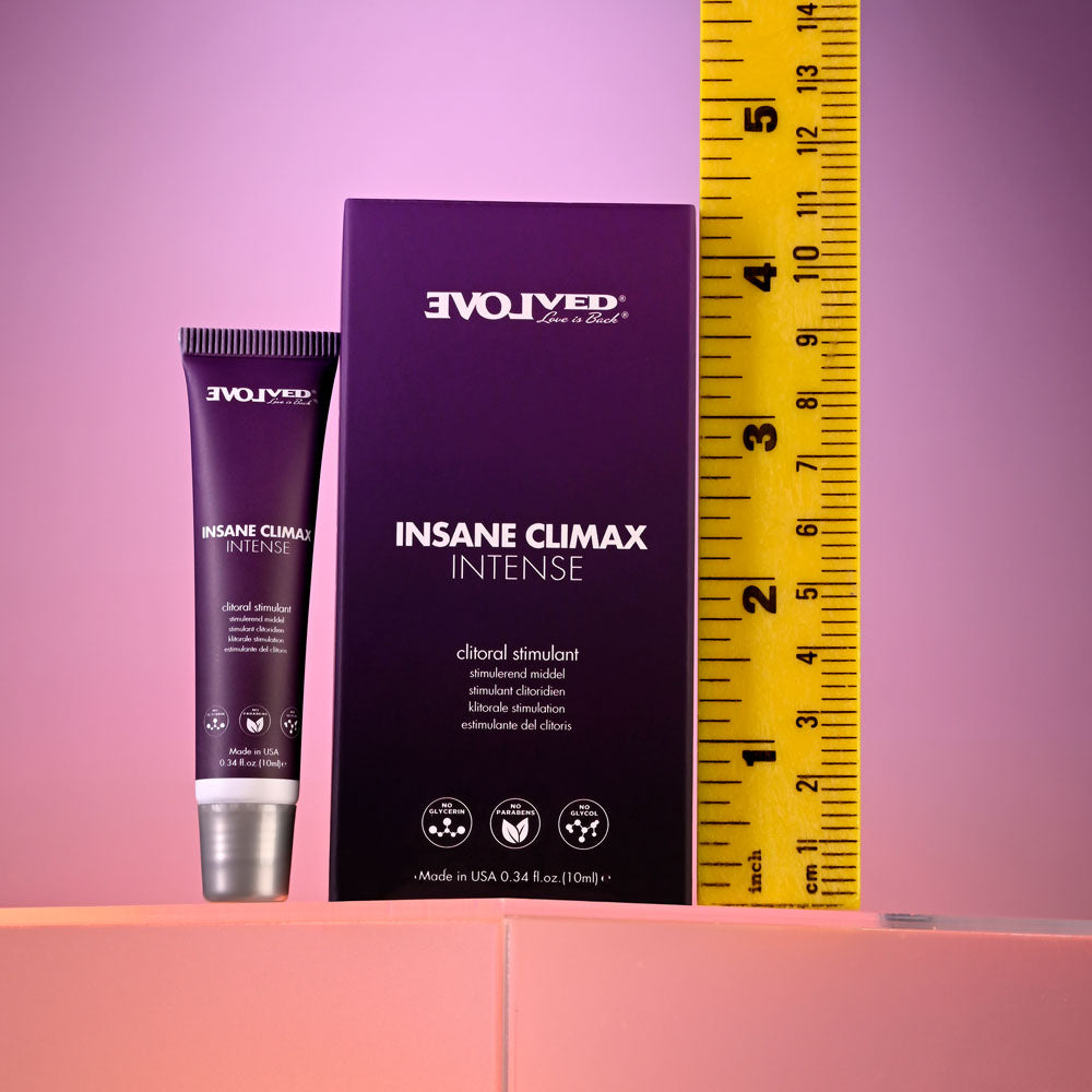 Evolved INSANE CLIMAX - INTENSE - Clitoral Stimulation Gel - 10 ml Tube - EN-LQ-4370-2