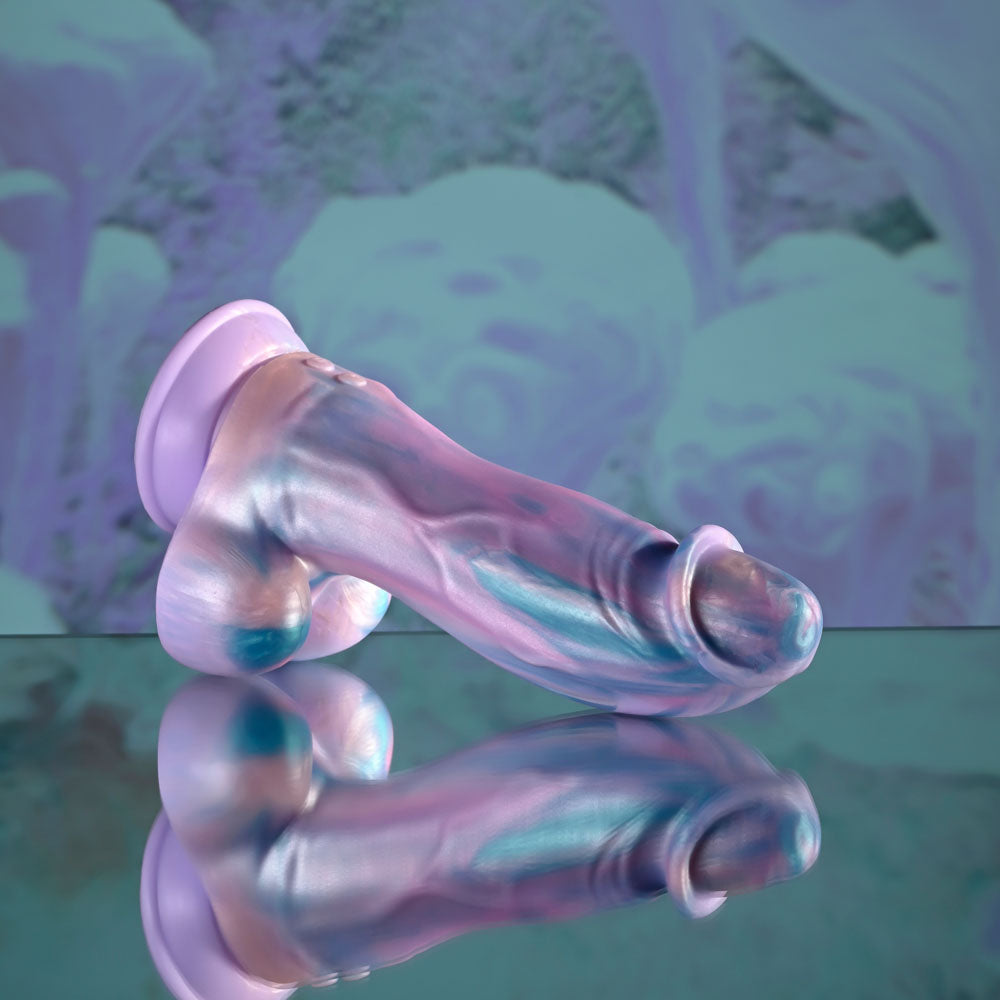 Evolved MYTHICAL - Multicoloured 22.6 cm USB Rechargeable Vibrating Fantasy Dildo with Remote - EN-RD-6411-2