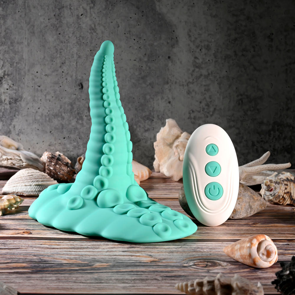 Evolved TENTACLE GRINDER - Green USB Rechargeable Fantasy Grinder Pad with Wireless Remote - EN-RS-4523-2