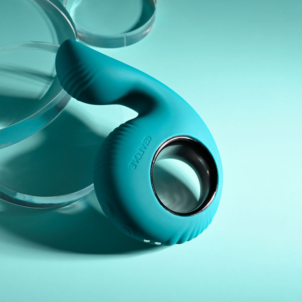 Evolved THUMBS UP - Green USB Rechargeable Stimulator - EN-RS-4899-2