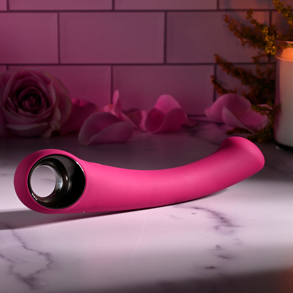 Evolved PLEASURE CURVE - Pink 19 cm USB Rechargeable Vibrator - EN-RS-4905-2
