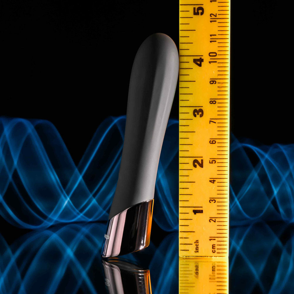 Evolved BACK IN BLACK - Black 11.9 cm USB Rechargeable Bullet - EN-RS-4974-2