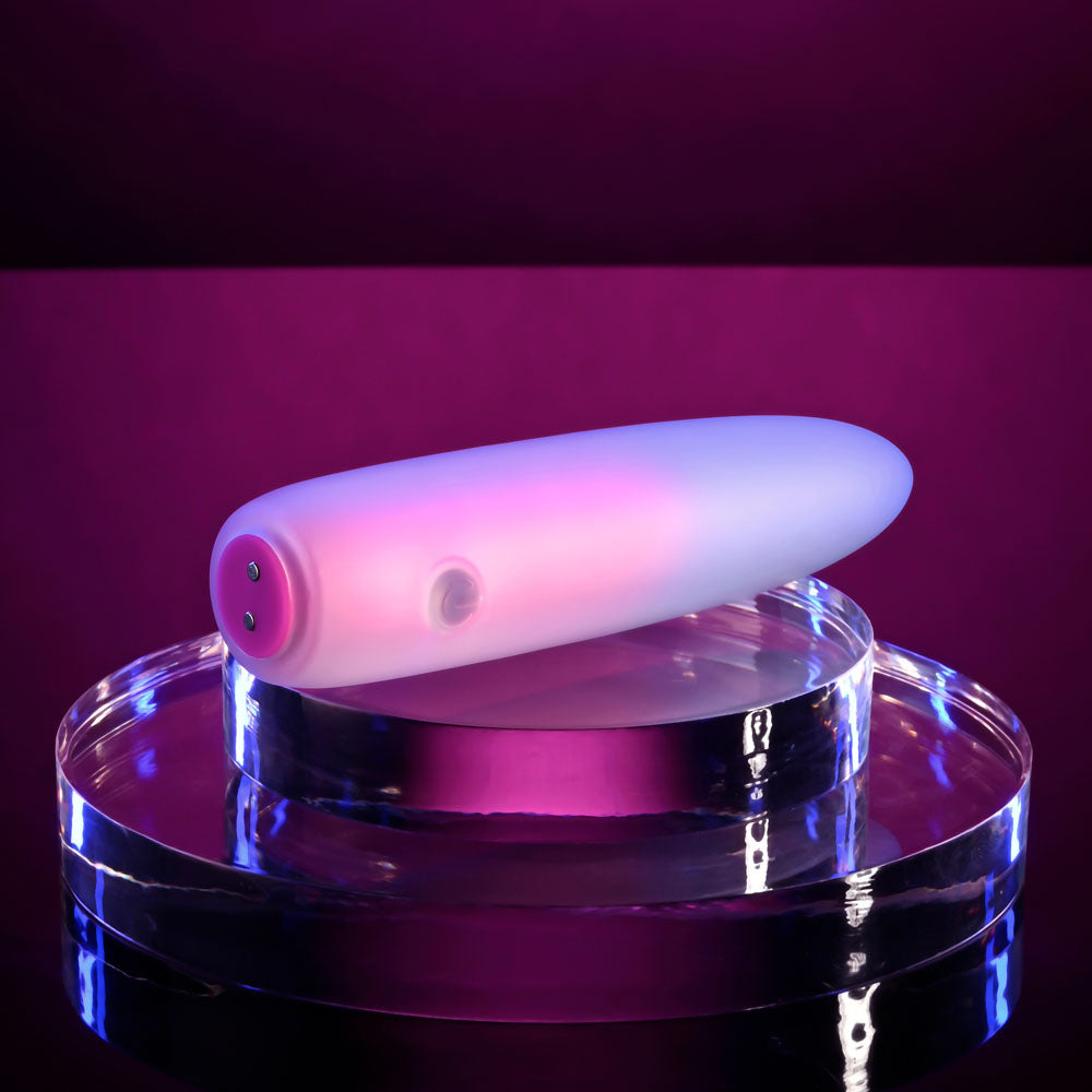 Evolved PARADISE BULLET - Pink/Purple 10.2 cm USB Rechargeable Bullet - EN-RS-5698-2