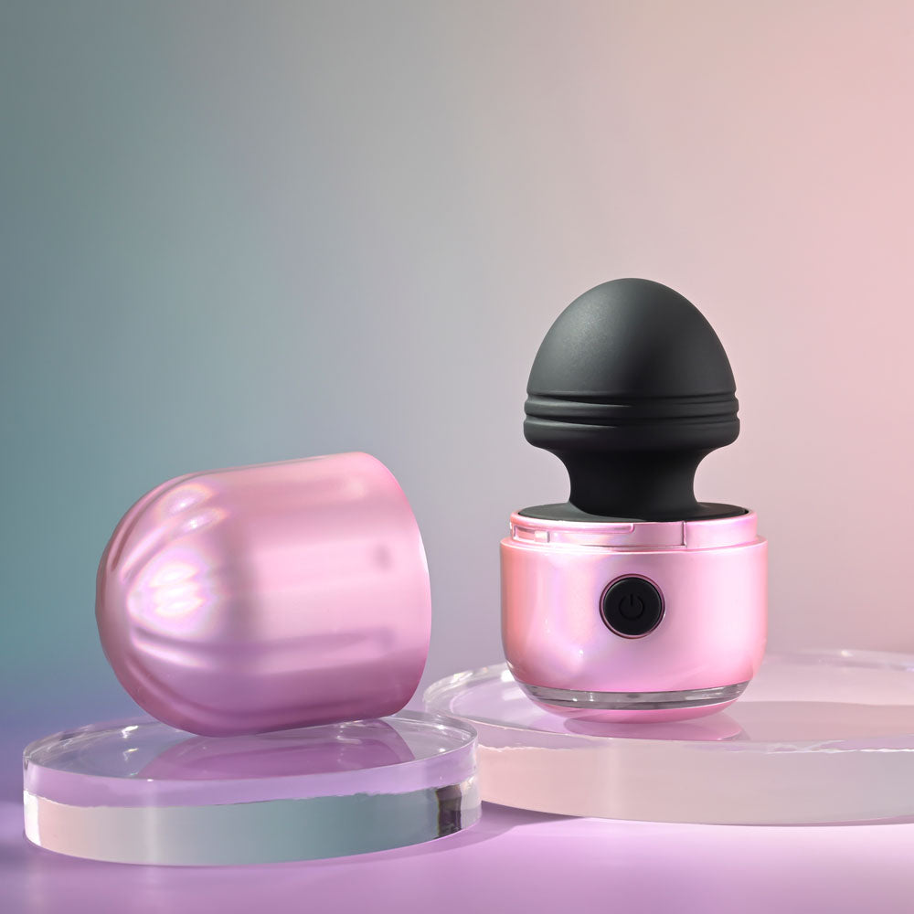 Evolved VACATION VIBES - VIBRATING - Pink/Black 8.5 cm USB Rechargeable Vibrating Stimulator - EN-RS-5971-2