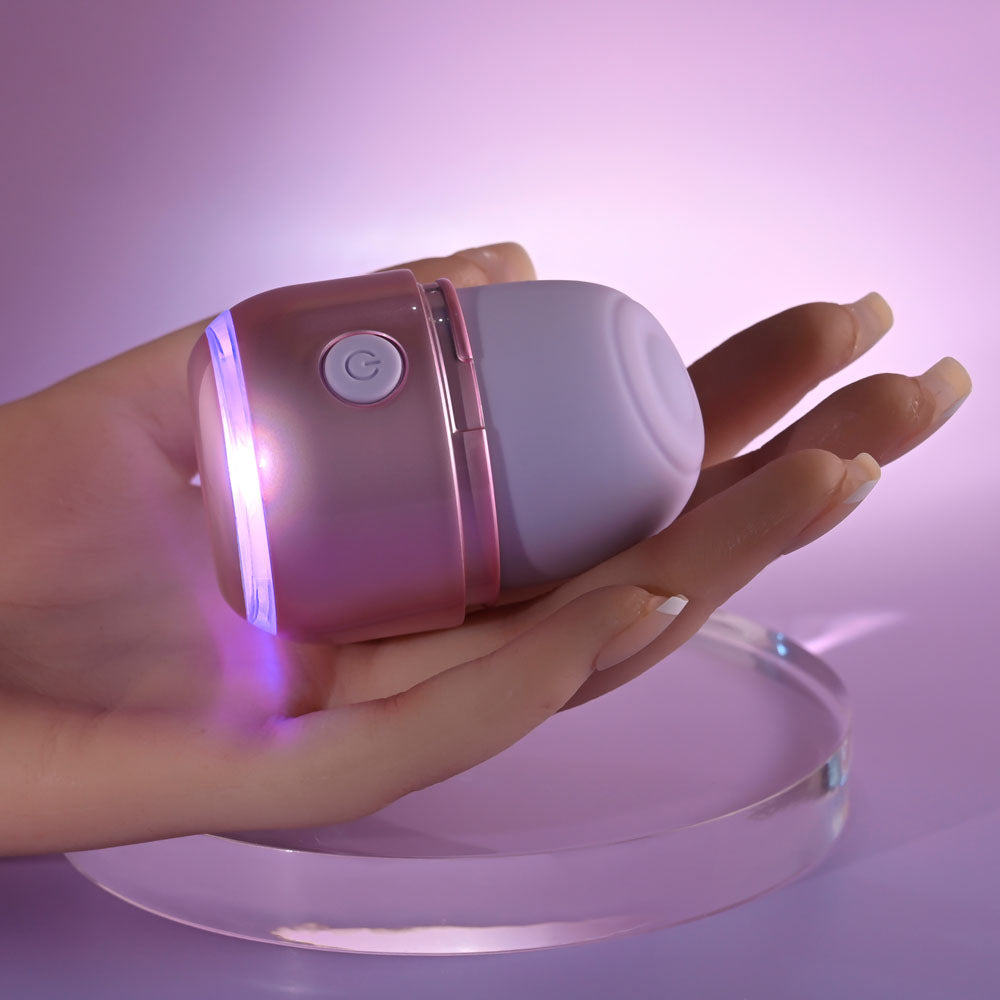 Evolved VACATION VIBES - TAPPING - Pink 8.5 cm USB Rechargeable Tapping Stimulator - EN-RS-5988-2