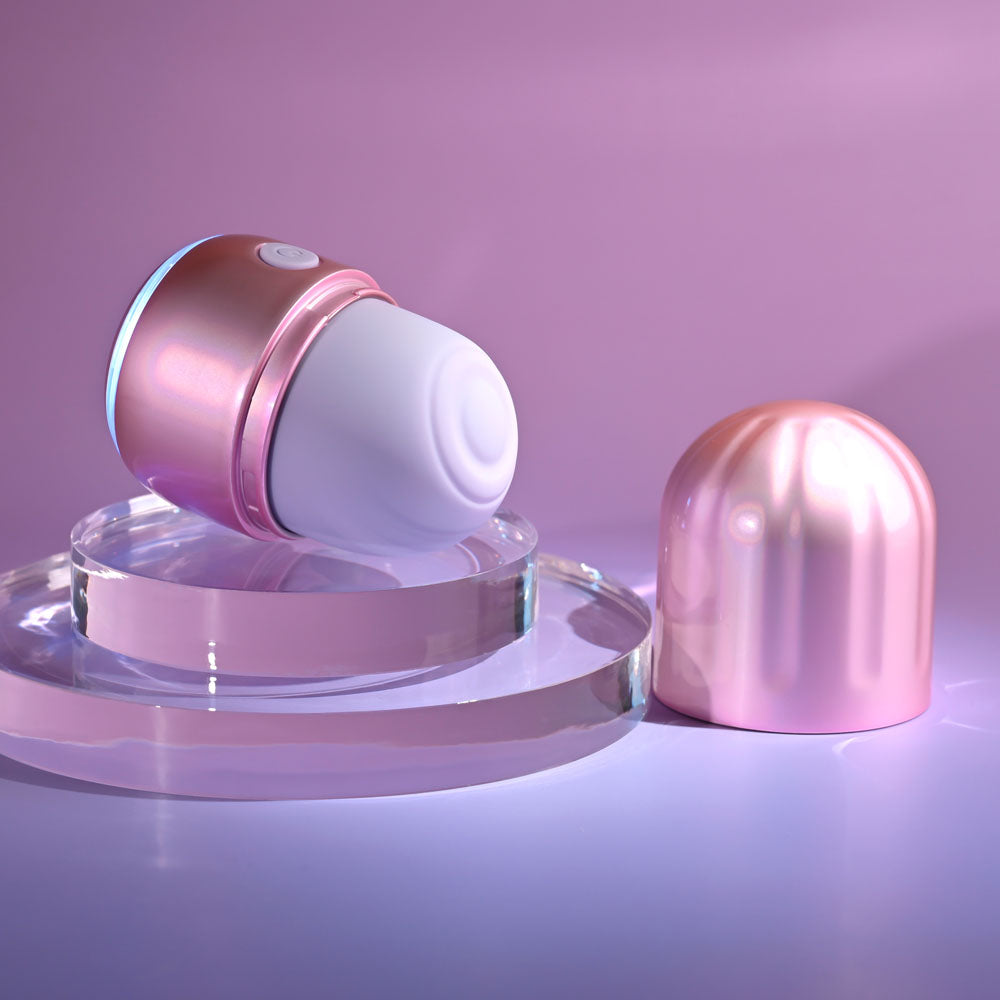 Evolved VACATION VIBES - TAPPING - Pink 8.5 cm USB Rechargeable Tapping Stimulator - EN-RS-5988-2