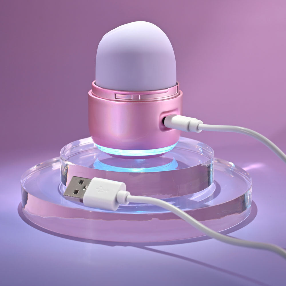 Evolved VACATION VIBES - TAPPING - Pink 8.5 cm USB Rechargeable Tapping Stimulator - EN-RS-5988-2