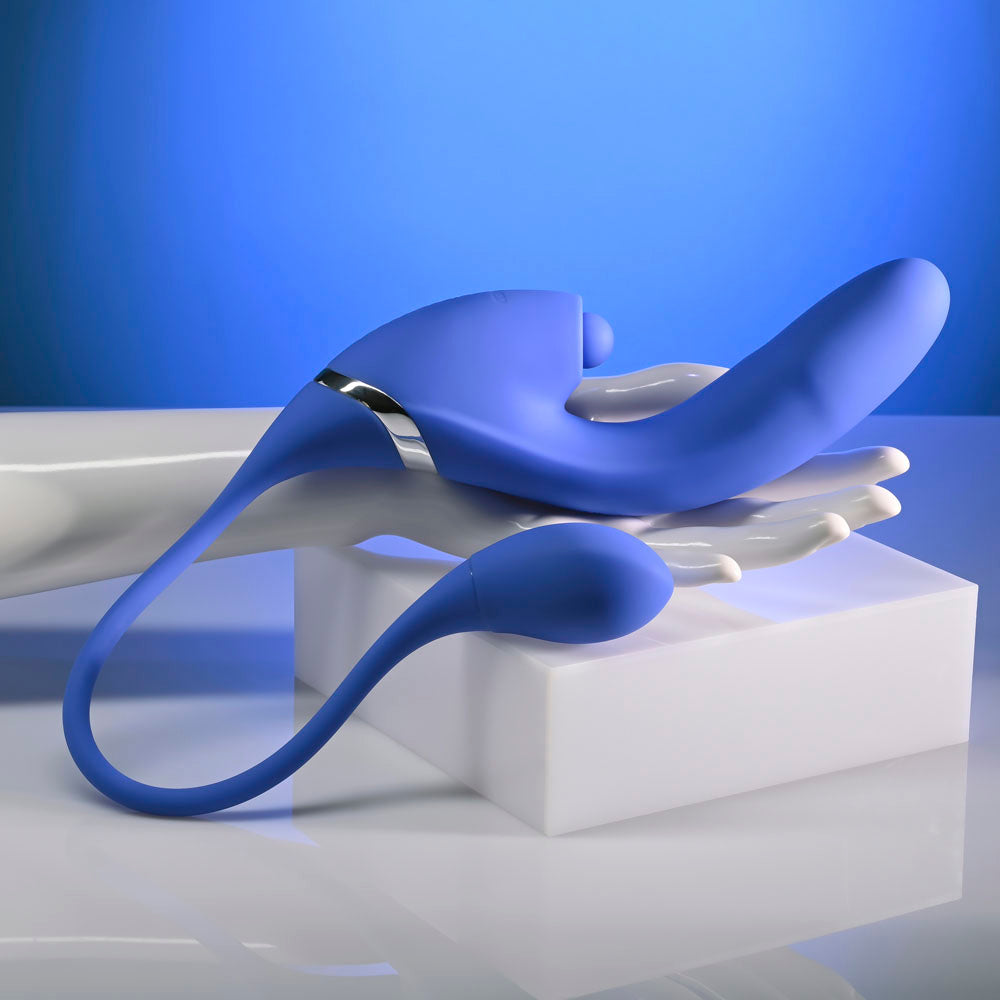 Evolved ALL IN - Purple USB Recahrgeable Triple Stimulating Vibrator - EN-RS-6152-2