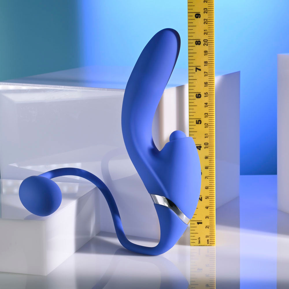 Evolved ALL IN - Purple USB Recahrgeable Triple Stimulating Vibrator - EN-RS-6152-2