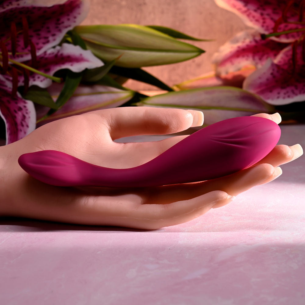 Evolved CHERRY POSE - Pink 16.1 cm USB Rechargeable Flexible & Posable Vibrator with Remote - EN-RS-6183-2