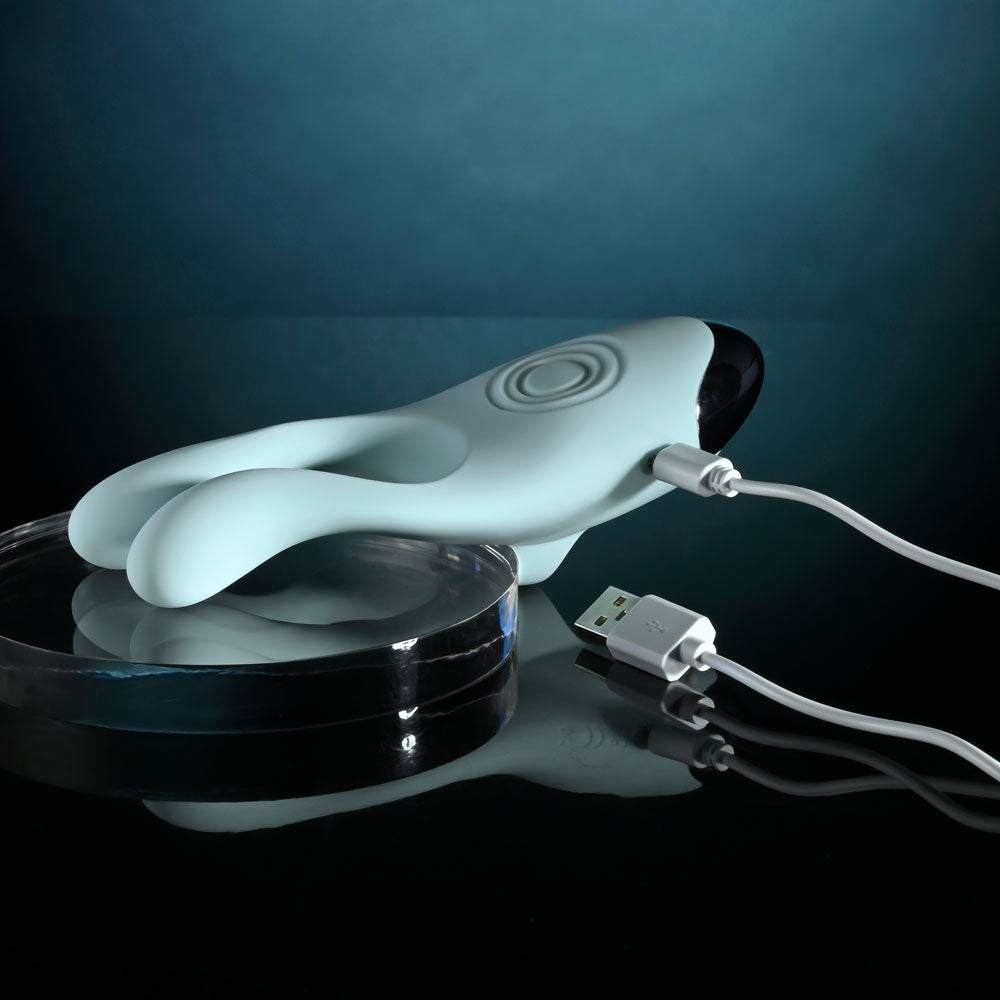 Evolved COUPLES THERAPY - Teal USB Rechargeable Couples Stimulator - EN-RS-6213-2