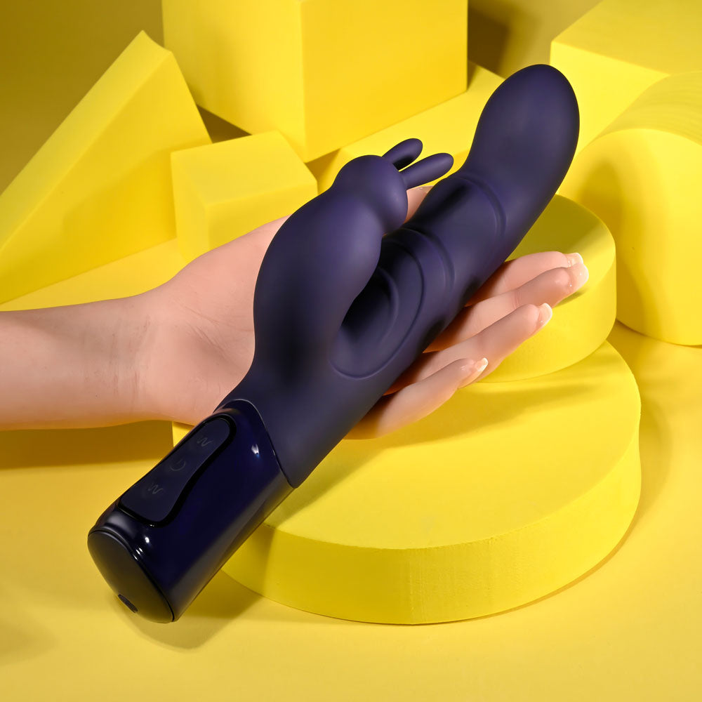 Evolved BIG DEAL - Purple 25.7 cm USB Rechargeable Rabbit Vibrator - EN-RS-6220-2