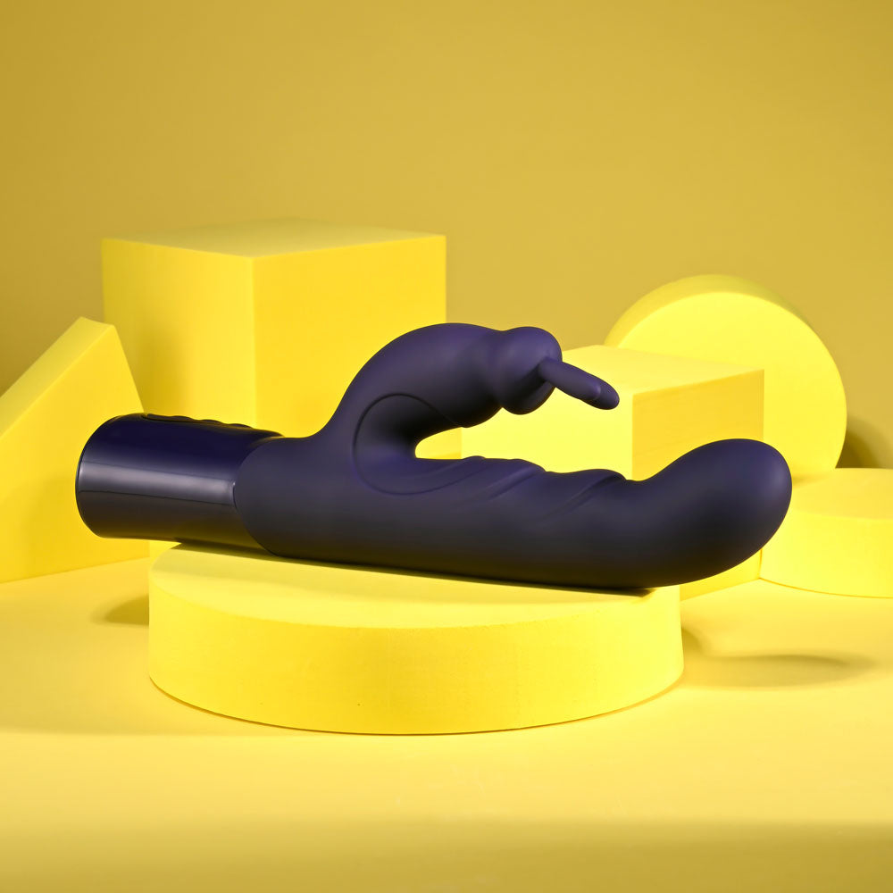 Evolved BIG DEAL - Purple 25.7 cm USB Rechargeable Rabbit Vibrator - EN-RS-6220-2