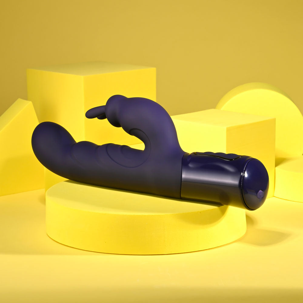 Evolved BIG DEAL - Purple 25.7 cm USB Rechargeable Rabbit Vibrator - EN-RS-6220-2