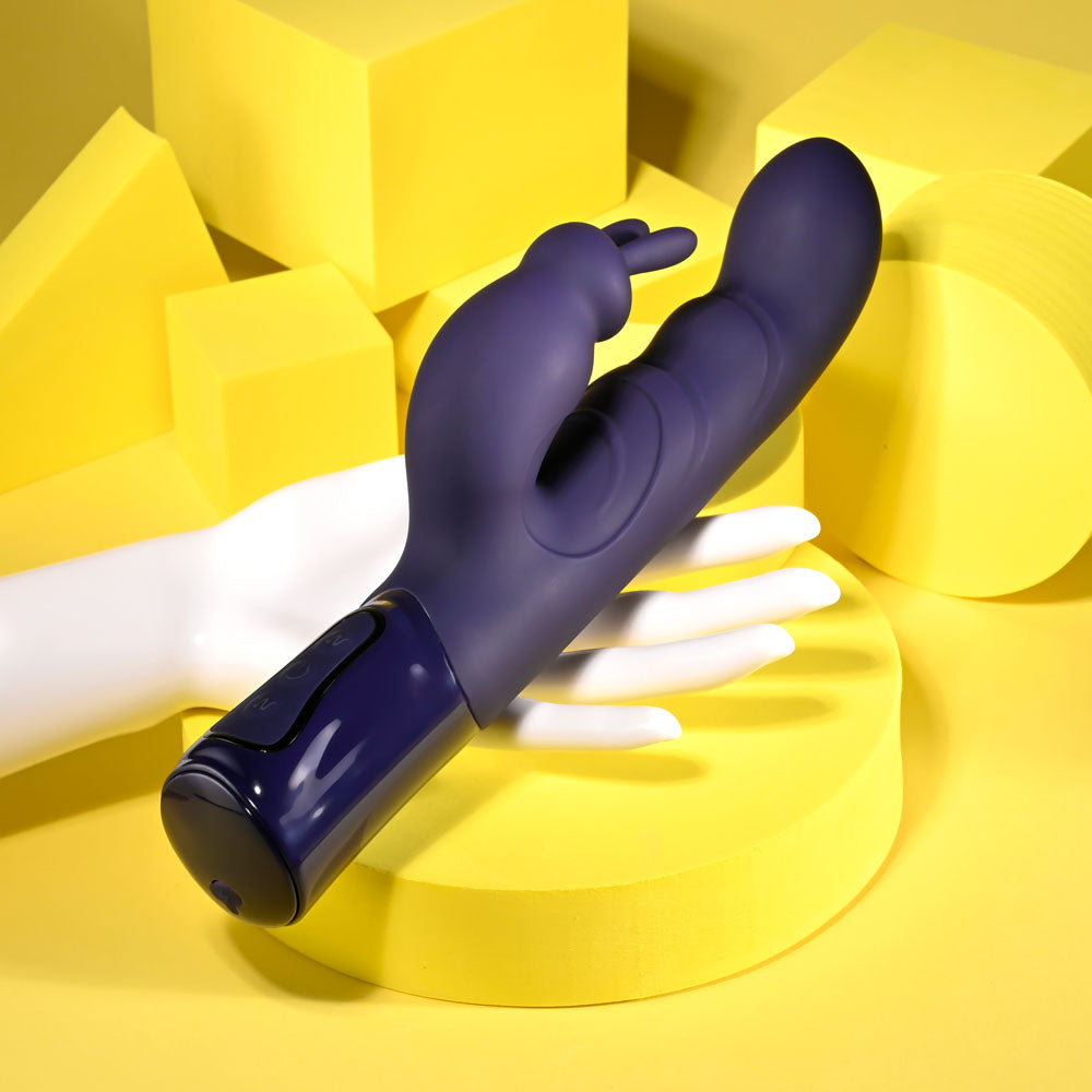 Evolved BIG DEAL - Purple 25.7 cm USB Rechargeable Rabbit Vibrator - EN-RS-6220-2