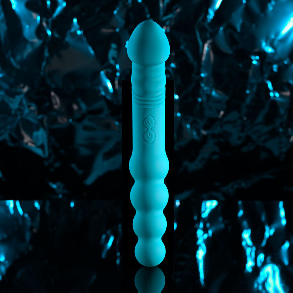 Evolved FLIP FLOP - Blue 23.1 cm USB Rechargeable Dual Ended Vibrator - EN-RS-6336-2