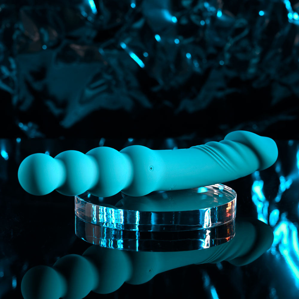 Evolved FLIP FLOP - Blue 23.1 cm USB Rechargeable Dual Ended Vibrator - EN-RS-6336-2