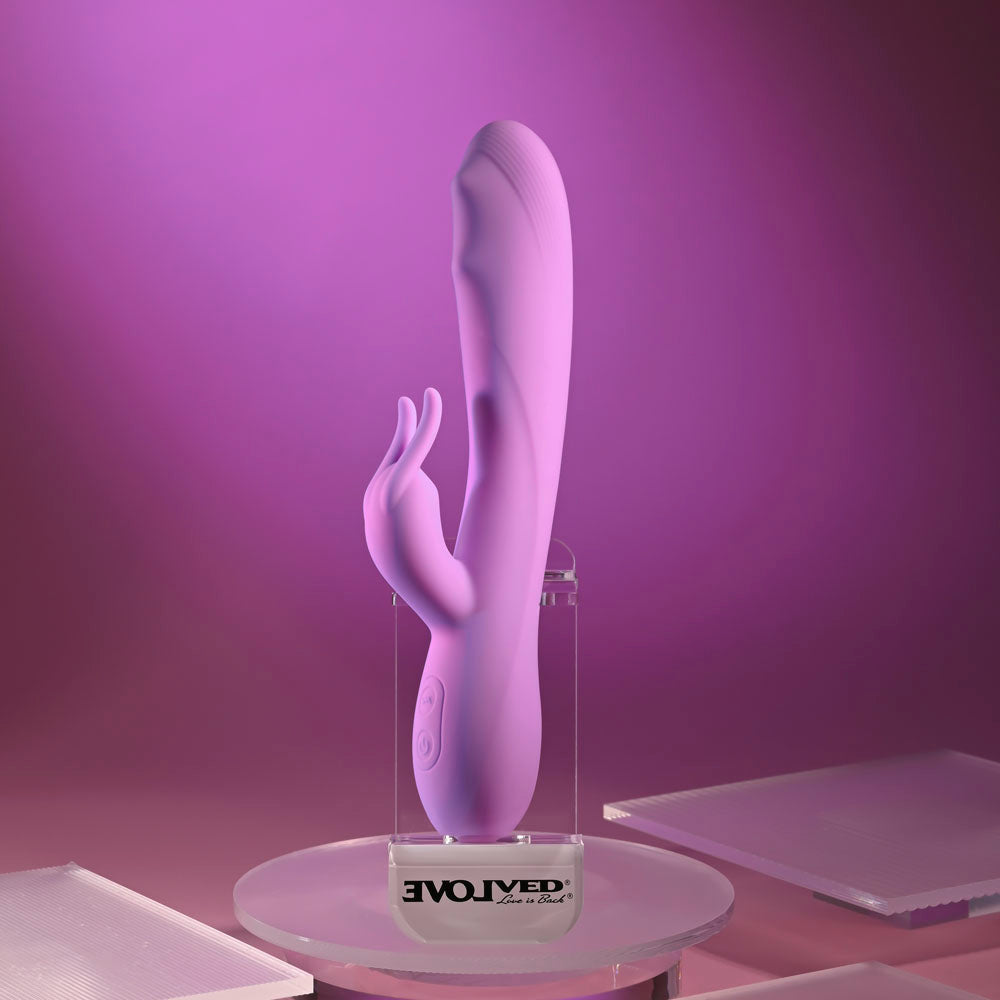 Evolved BEAD THE WAY - Pink 23.2 cm USB Rechargeable Rabbit Vibrator - EN-RS-6527-2