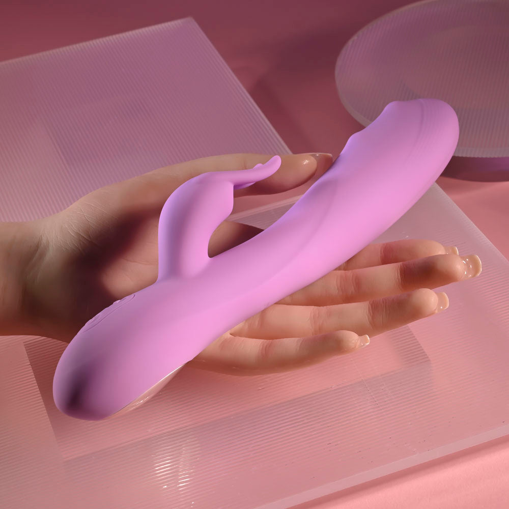 Evolved BEAD THE WAY - Pink 23.2 cm USB Rechargeable Rabbit Vibrator - EN-RS-6527-2