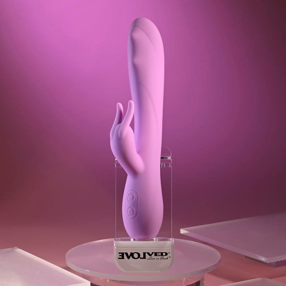 Evolved BEAD THE WAY - Pink 23.2 cm USB Rechargeable Rabbit Vibrator - EN-RS-6527-2