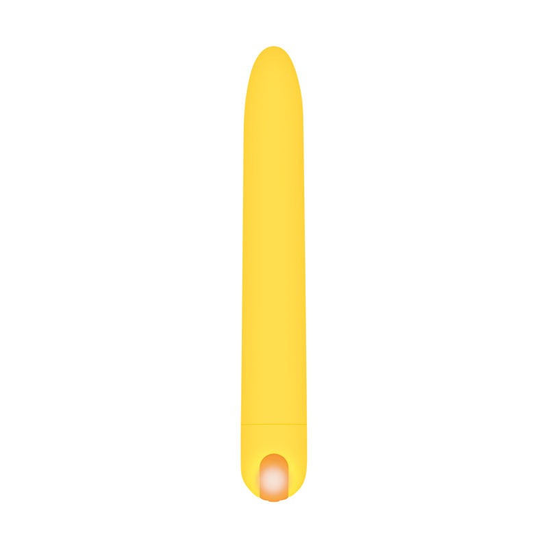 Evolved Sunny Sensations - Yellow 18.6 cm USB Rechargeable Vibrator - EN-RS-7273-2