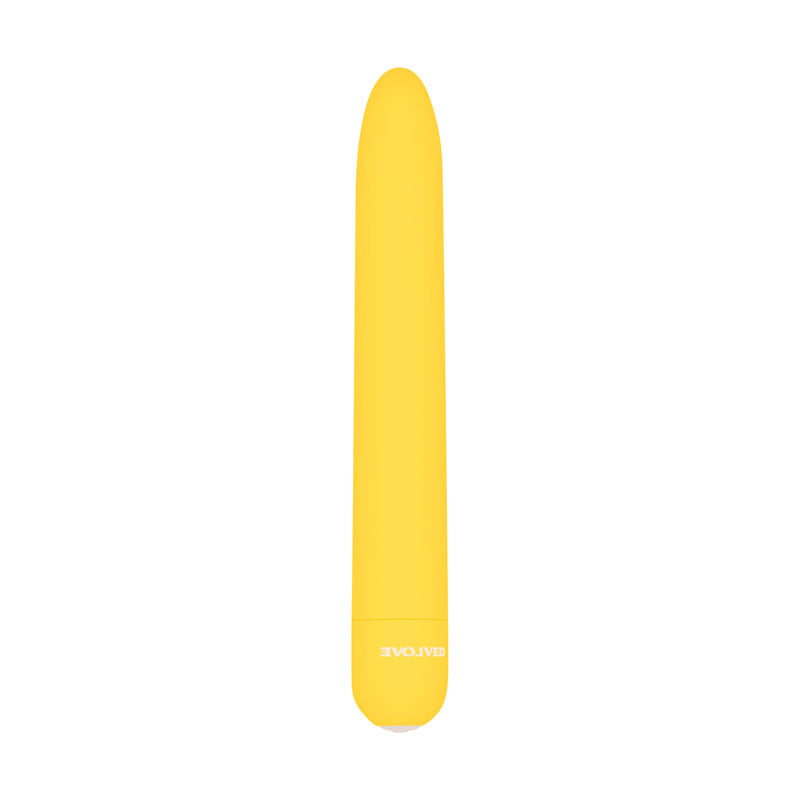 Evolved Sunny Sensations - Yellow 18.6 cm USB Rechargeable Vibrator - EN-RS-7273-2