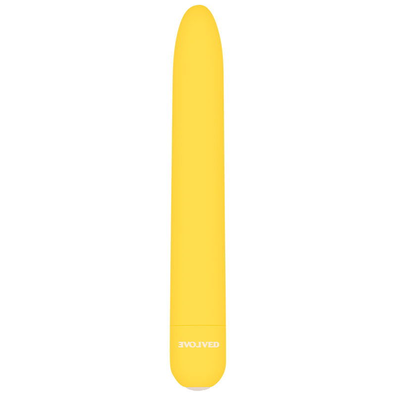 Evolved Sunny Sensations - Yellow 18.6 cm USB Rechargeable Vibrator - EN-RS-7273-2