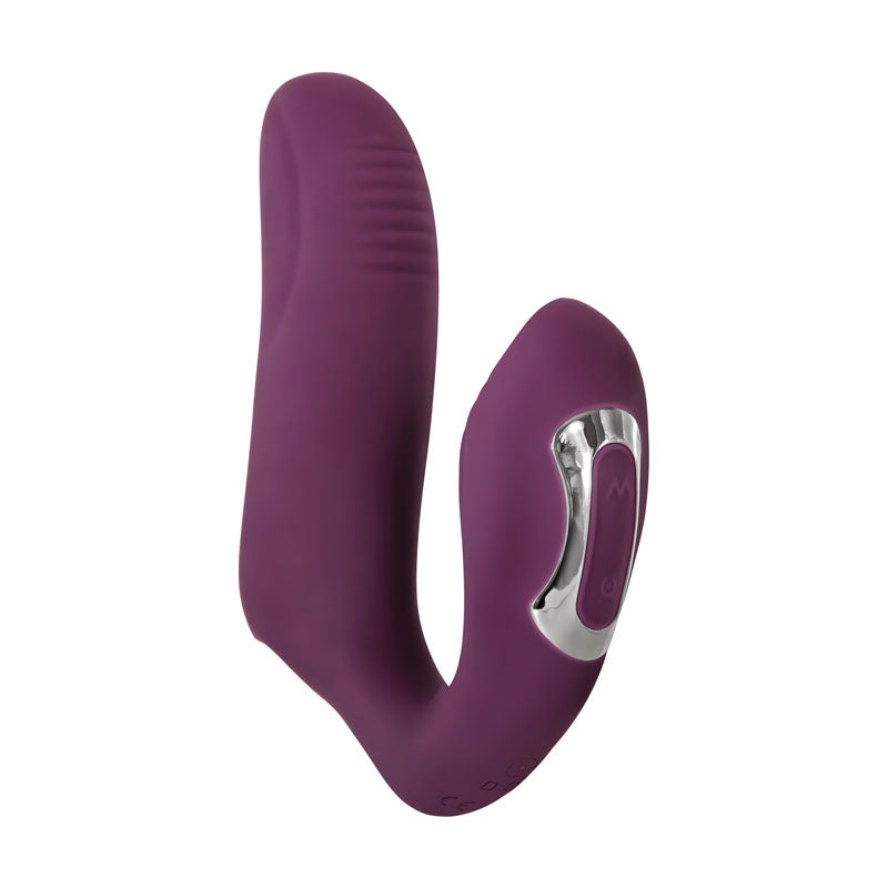 Evolved Helping Hand - Purple USB Rechargeable Dual Finger Stimulator - EN-RS-7747-2