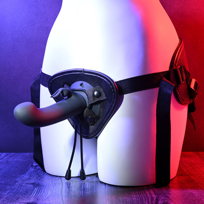 Evolved HEAVENLY HARNESS - Black USB Rechargeable Strap-On Kit - EN-RS-8478-2