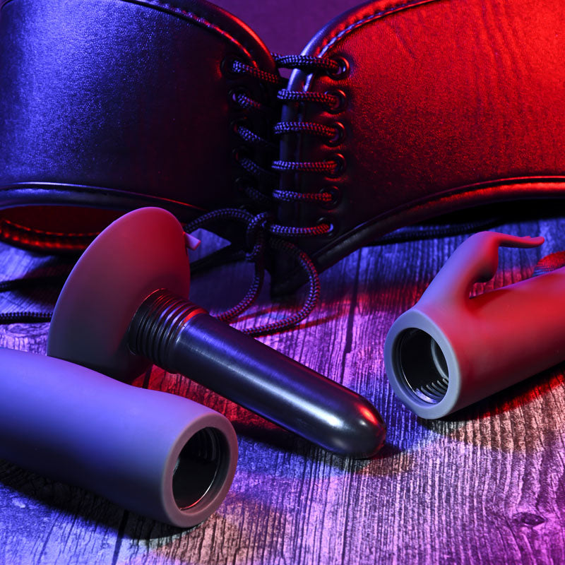 Evolved HEAVENLY HARNESS - Black USB Rechargeable Strap-On Kit - EN-RS-8478-2