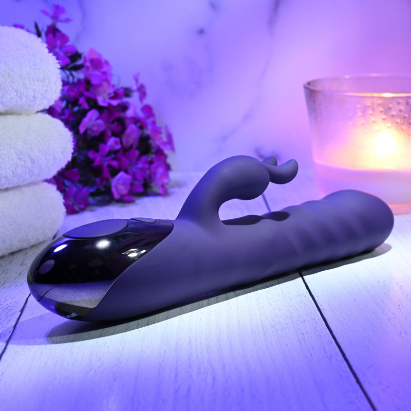 Evolved RASCALLY RABBIT - Purple 22.9 cm USB Rechargeable Rabbit Vibrator - EN-RS-9345-2