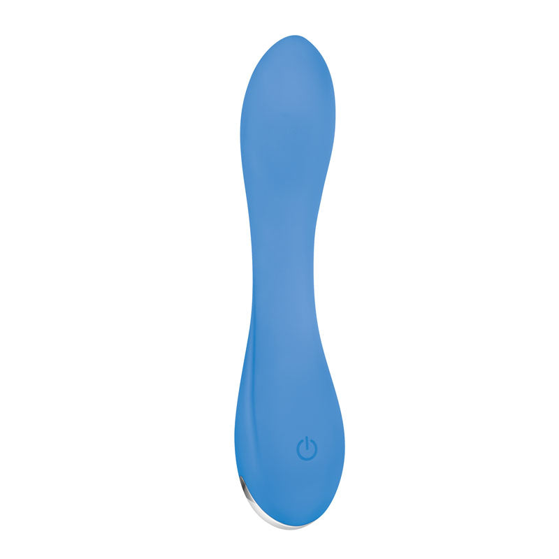 Evolved BLUE CRUSH - Blue 12 cm USB Rechargeable Mini Vibrator - EN-RS-9482-2