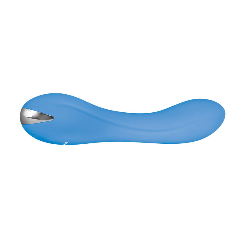 Evolved BLUE CRUSH - Blue 12 cm USB Rechargeable Mini Vibrator - EN-RS-9482-2