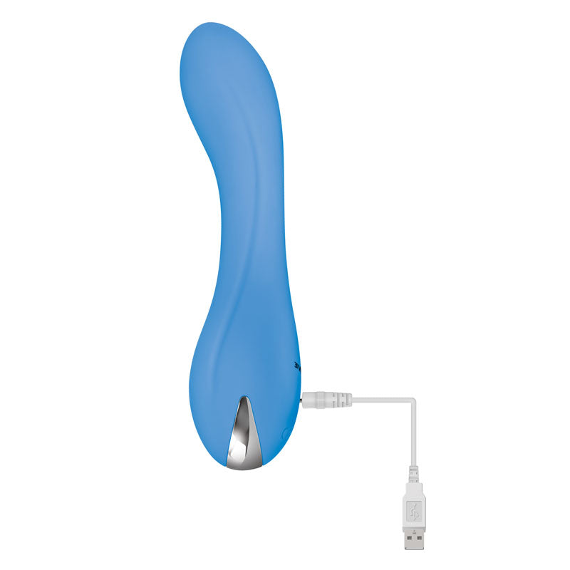 Evolved BLUE CRUSH - Blue 12 cm USB Rechargeable Mini Vibrator - EN-RS-9482-2