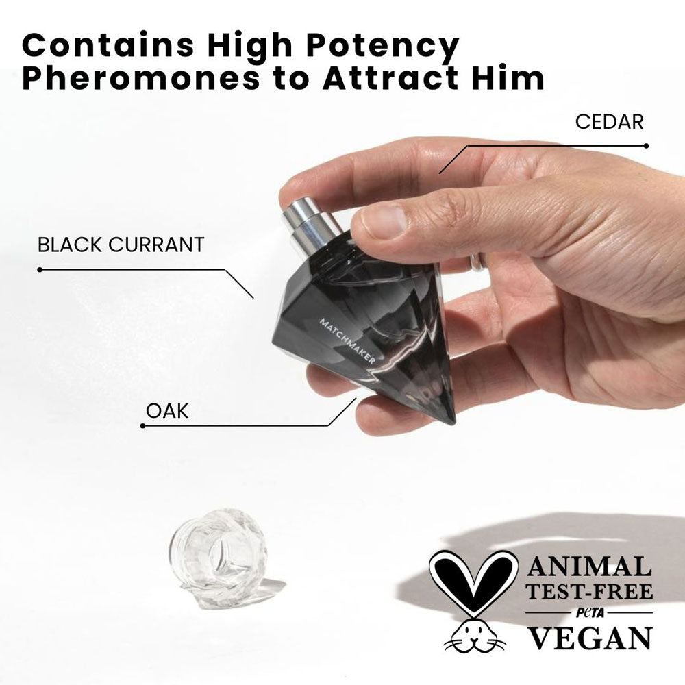 Eye of Love Matchmaker Black Diamond LGTBQ - 30 ml - Pheromone Cologne for Men to attract Men - 30 ml Spray - EOL-P-42M
