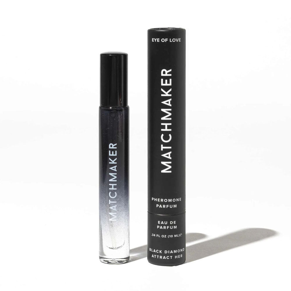 Eye of Love Matchmaker Black Diamond - 10 ml - Pheromone Cologne for Men to attract Women - 10 ml Spray - EOL-P-51M