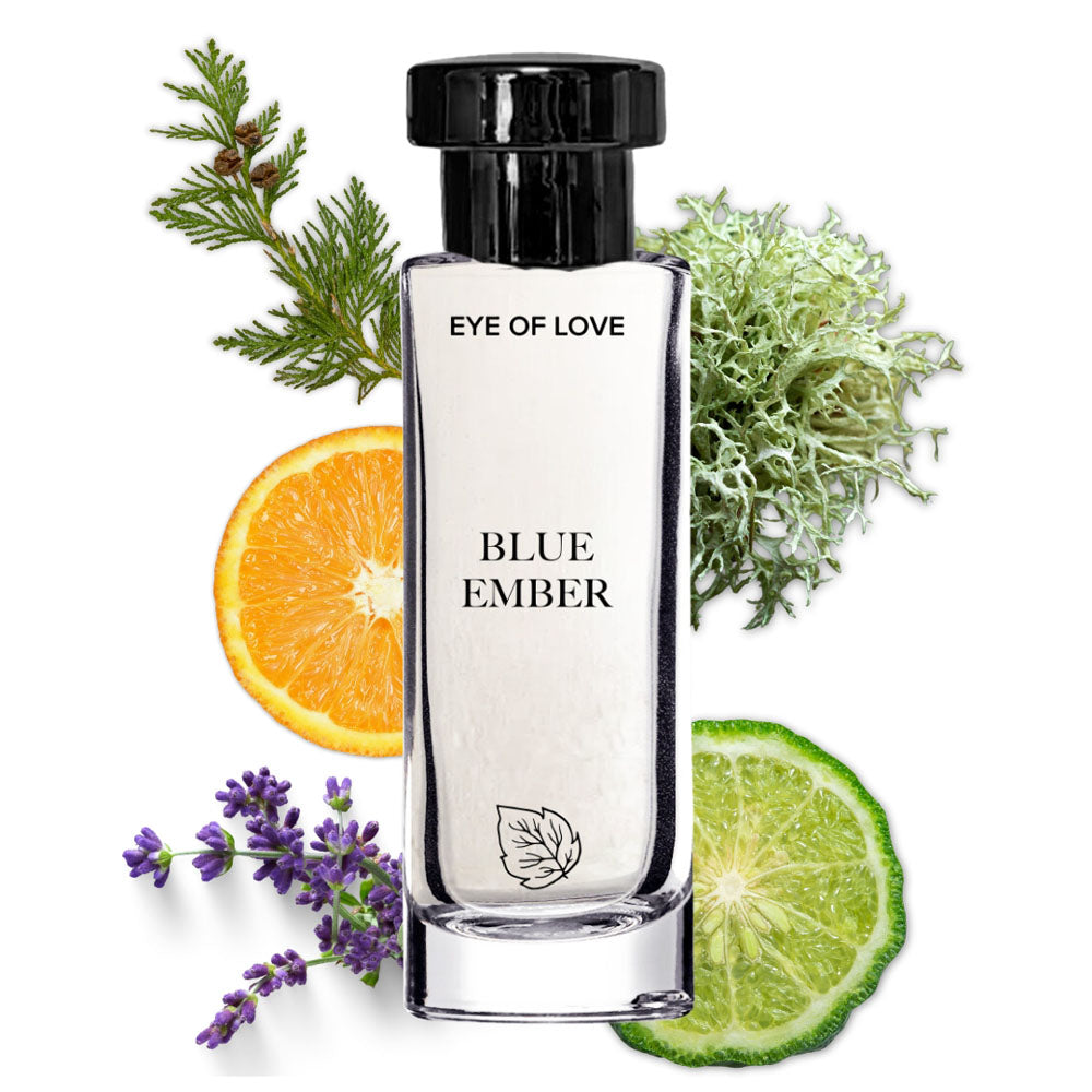 Eye Of Love Love In Bloom Blue Ember Pheromone Cologne - 30ml - Citrus & Cedar Scented Pheromone Cologne for Men to attract Women - 30 ml Spray - EOL-P-72X