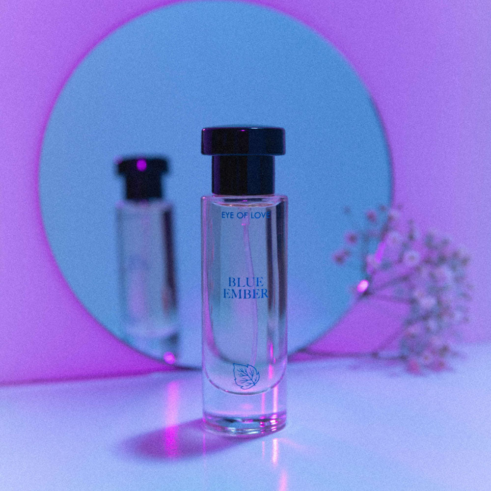 Eye Of Love Love In Bloom Blue Ember Pheromone Cologne - 30ml - Citrus & Cedar Scented Pheromone Cologne for Men to attract Women - 30 ml Spray - EOL-P-72X