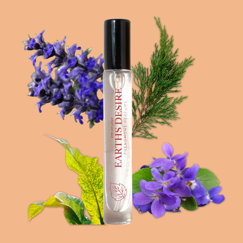 Eye Of Love Love In Bloom Earths Desire Pheromone Cologne - 10ml - Cypress & Bergamot Scented Pheromone Cologne for Men to attract Women - 10 ml Spray - EOL-P-81