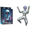 To Infinity - Silver Inflatable Squatting Alien Love Doll - FDDR040SFA-209
